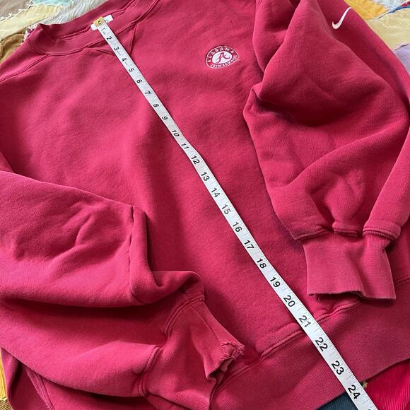 Vintage Nike X Alabama Crimson Tide Small Logo Red Thick Crewneck Medium - Picture 4 of 6